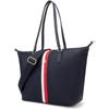 Tommy Hilfiger Color Block Woven Strap Lightweight Large Capacity Tote Bag Women tote bags Multicolor XW0XW04114