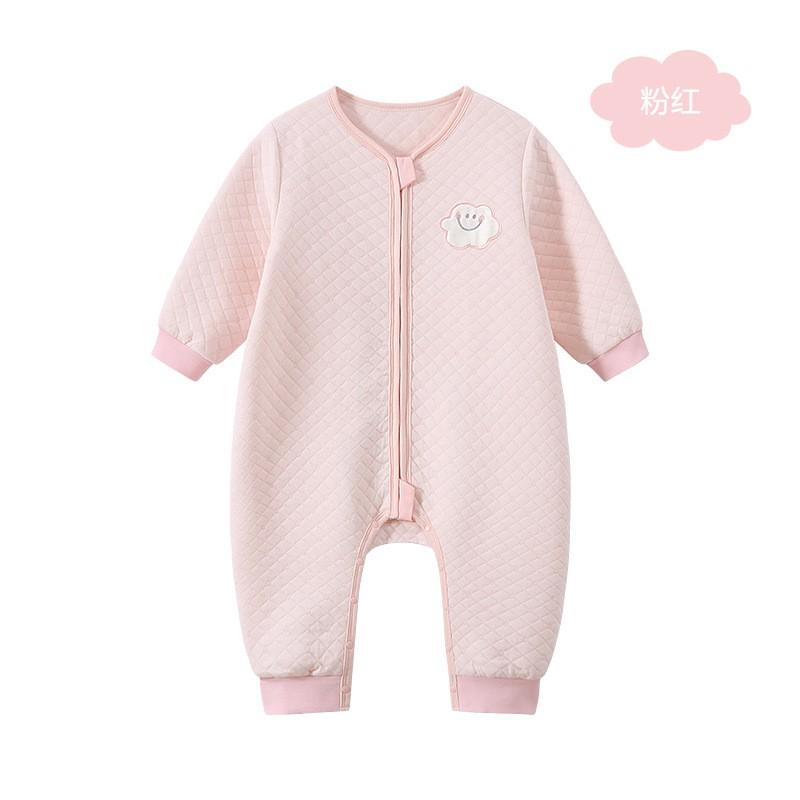 Baby Sleep Sack With Dual Zippers Split Legs Cotton Warm Anti-Kick Design Newborns Toddlers A-Grade Safety