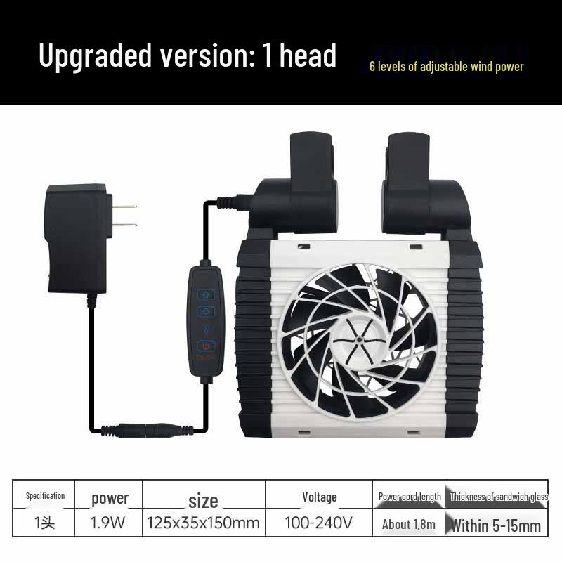 Silent Aquarium Cooling Fan for Clownfish and Coral Tanks