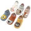 6 Pairs Cotton Baby  Boat Socks For Boys Girls Low Cut Floor Kids Toddler Sock With Rubber Grips