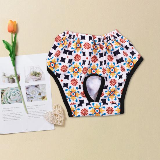 Dog Menstrual Pants Dog Diapers Briefs Elasticity Puppy Underwear Pet Menstrual Towel Prevent Male Dogs Heat Excitability Incontinence Dog Clothes