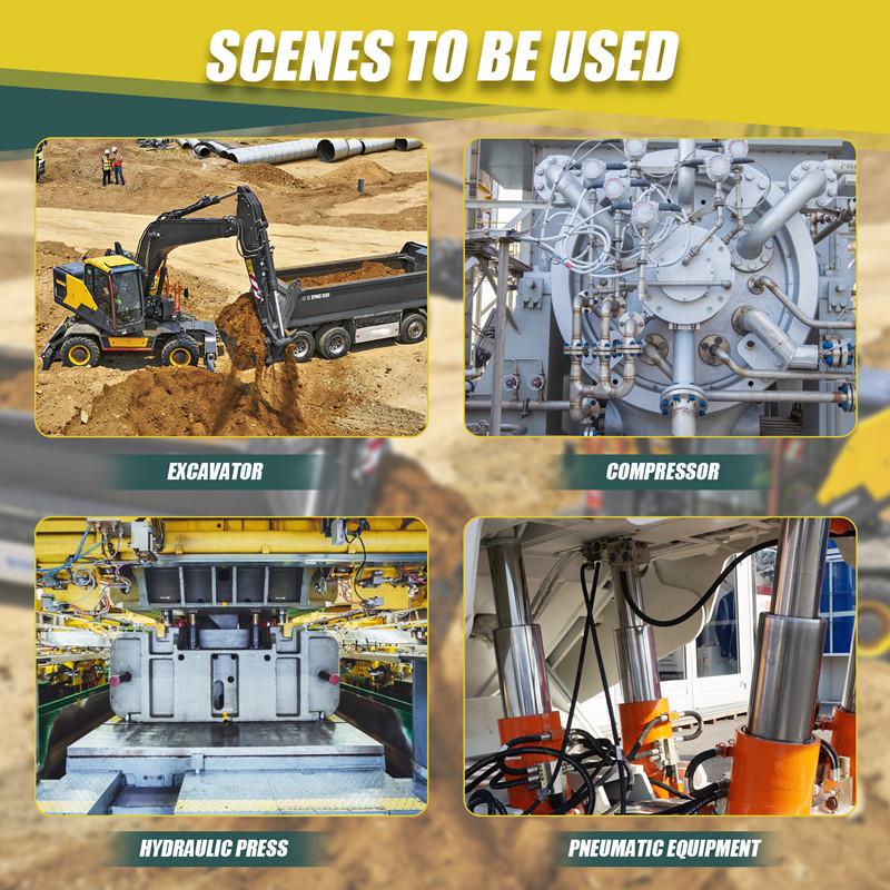 High-precision Hydraulic Pressure Guage Excavator Hydraulic Pressure Test Kit With Testing Hose Coupling And Gauge Tools