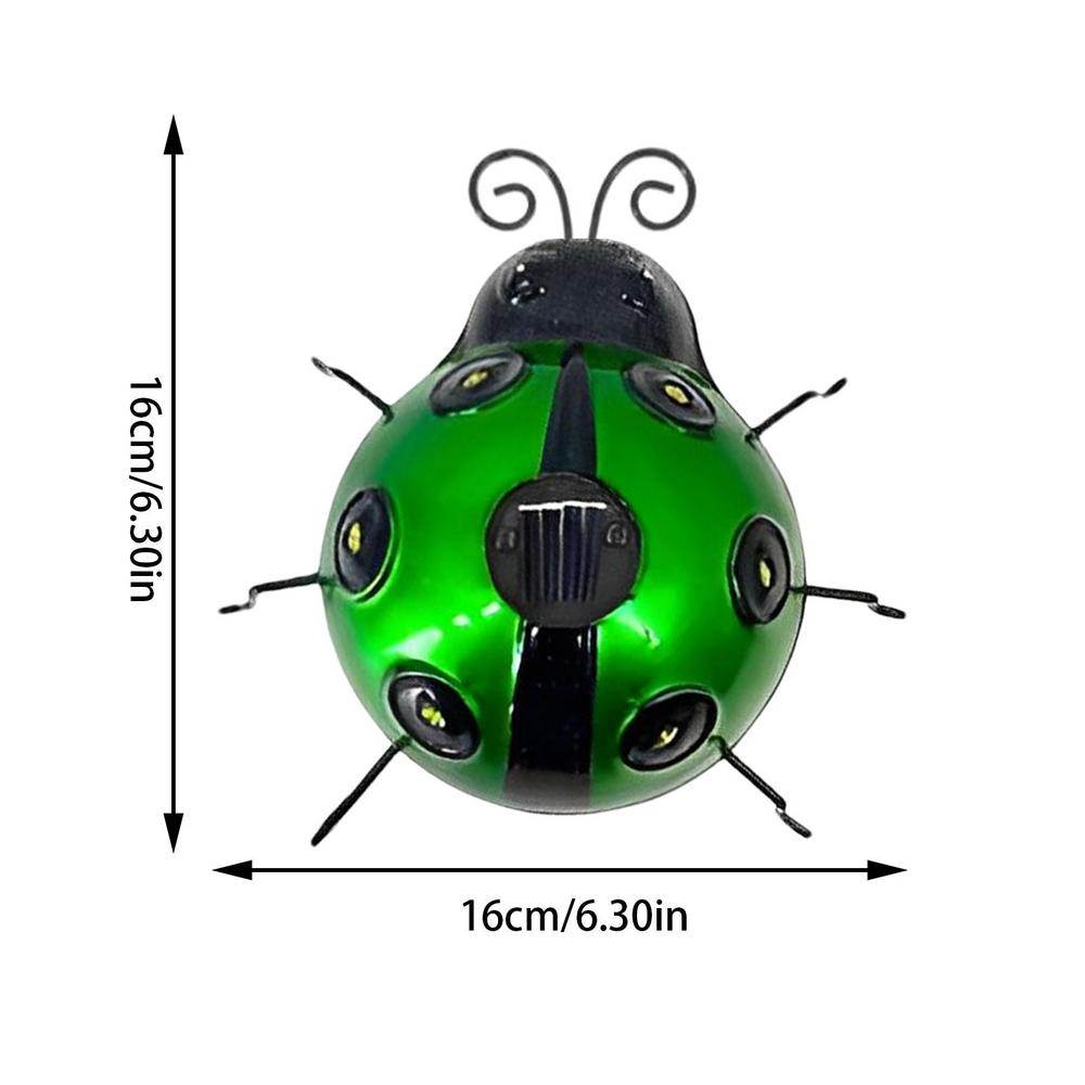 Solar LED Light for Courtyard Landscape Outdoor Ladybug Solar Lamp Garden Yard Patio Ornament Waterproof Anti Corrosion