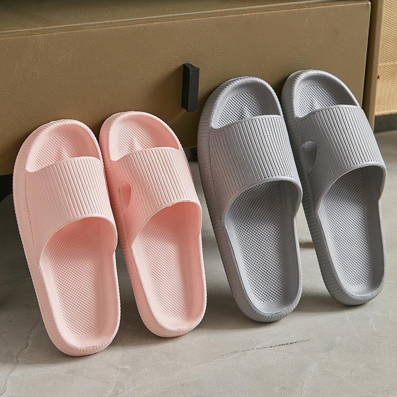 Pantofle dámské letní venkovní nošení silná podrážka vnitřní koupelna koupel protiskluzové tiché sandály pánské