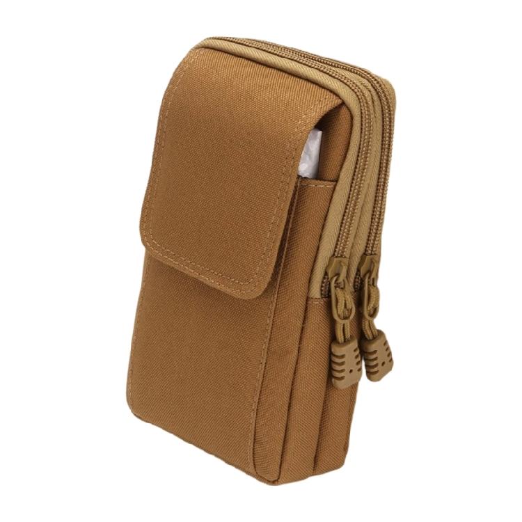 Men's Vertical Waist Pack For Phone Wallet Key Oxford Fabric Belt Bag Outdoor Adventures Gym Hiking Waist Pouch