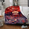 1pc Stranger Things Dark Dimension flannel Blanket for Super Soft Cute Comfort Blanket for Travel Bedding Couch Sofa Blanket Y82531
