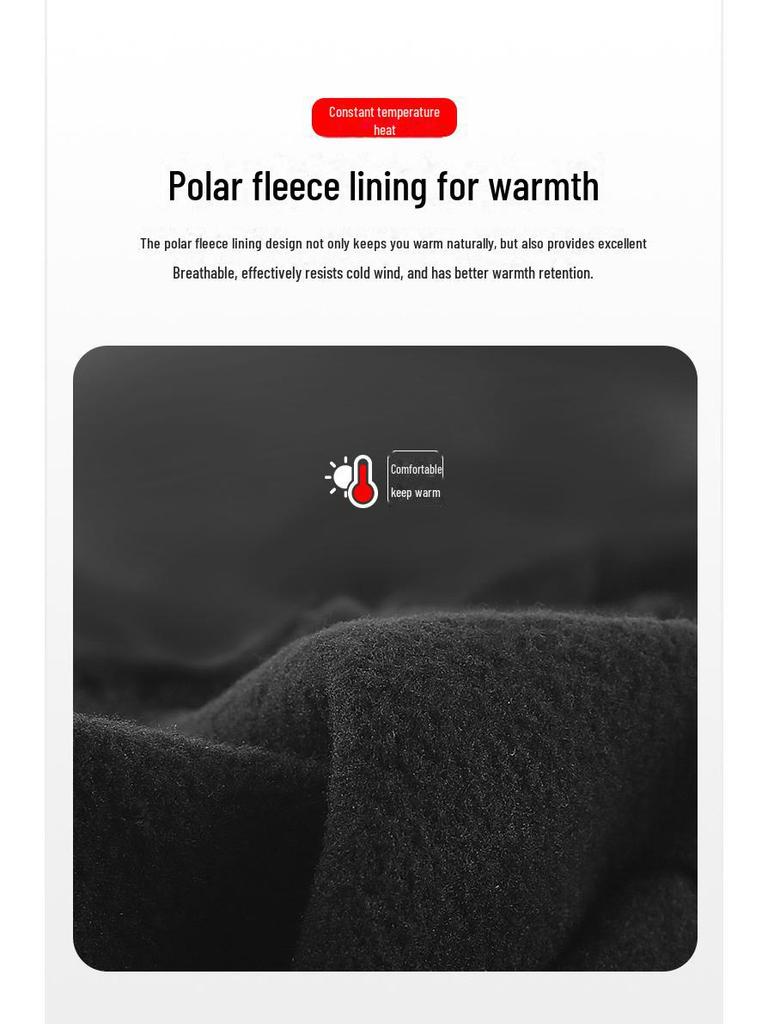 Unisex Touchscreen Non-Slip Winter Skiing & Cycling Gloves with Thick Velvet Lining