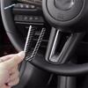 ABS Carbon Fiber Look / Red Car Steering Wheel Decoration Panel Cover Trim Fit For Toyota Corolla Cross  - 2025 Accessories