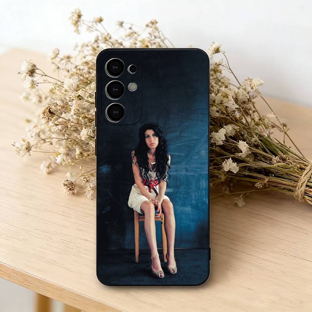 A-Amy W-Winehouse  Phone Case Black Silicone Soft For Samsung S25,S24,S21,S22,S23,S30,Ultra,S20,Plus,Fe,Lite