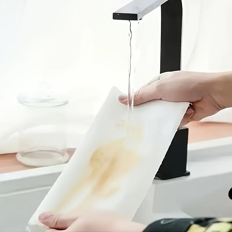 10PC 400 Sheets Washable Non-woven Kitchen Towels, Multi-use, Oil-resistant, for Home Cleaning