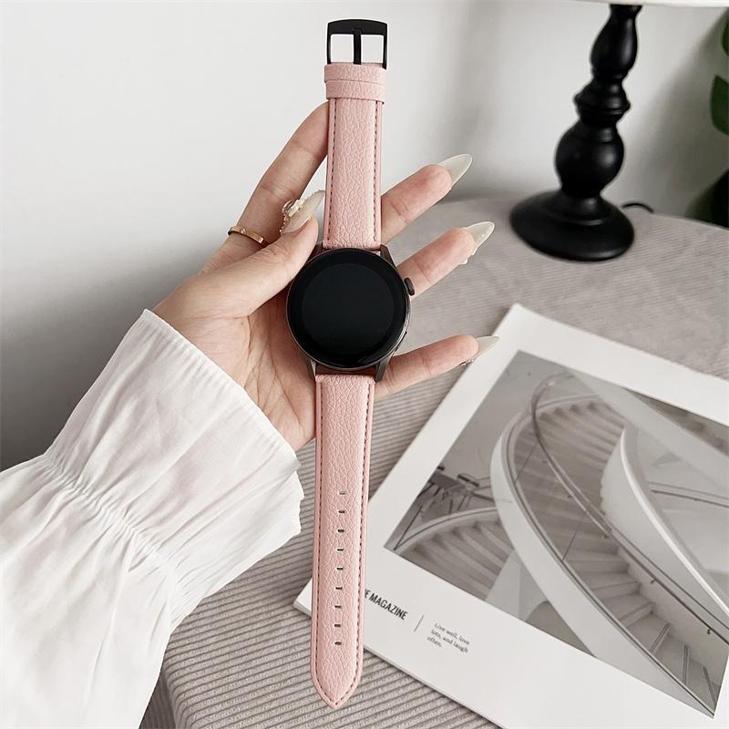 Curele de ceas din piele 20mm 22mm pentru Huawei Watch 4/3/GT3/2 Pro Amazfit GTR 4/GTS 4 47MM 42MM Samsung Galaxy Watch 3 4/5/6 Curea de ceas