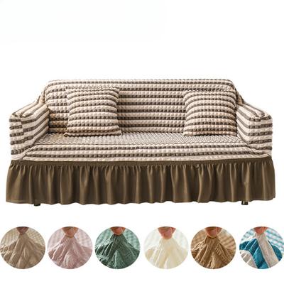 Luxury Sofa Protector Full Cover Bubble Jacquard Stretchable Couch Slipcover All Season Universal Sofa Cover