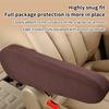 2Pcs Car Seat Armrest Cover Universal Interior Auto Armrests Dust-Proof Hand Armrest Protector Soft Comfortable Elastic Cloth Co
