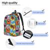 Duggees Cartoon Backpack for Men Women Casual High School Work Daypack  College Canvas Bags Gift
