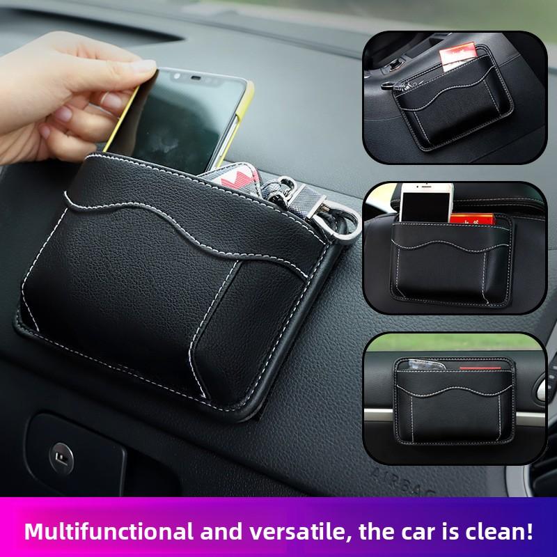 Adhesive Centre Console Car Seat Gap Storage Pouch