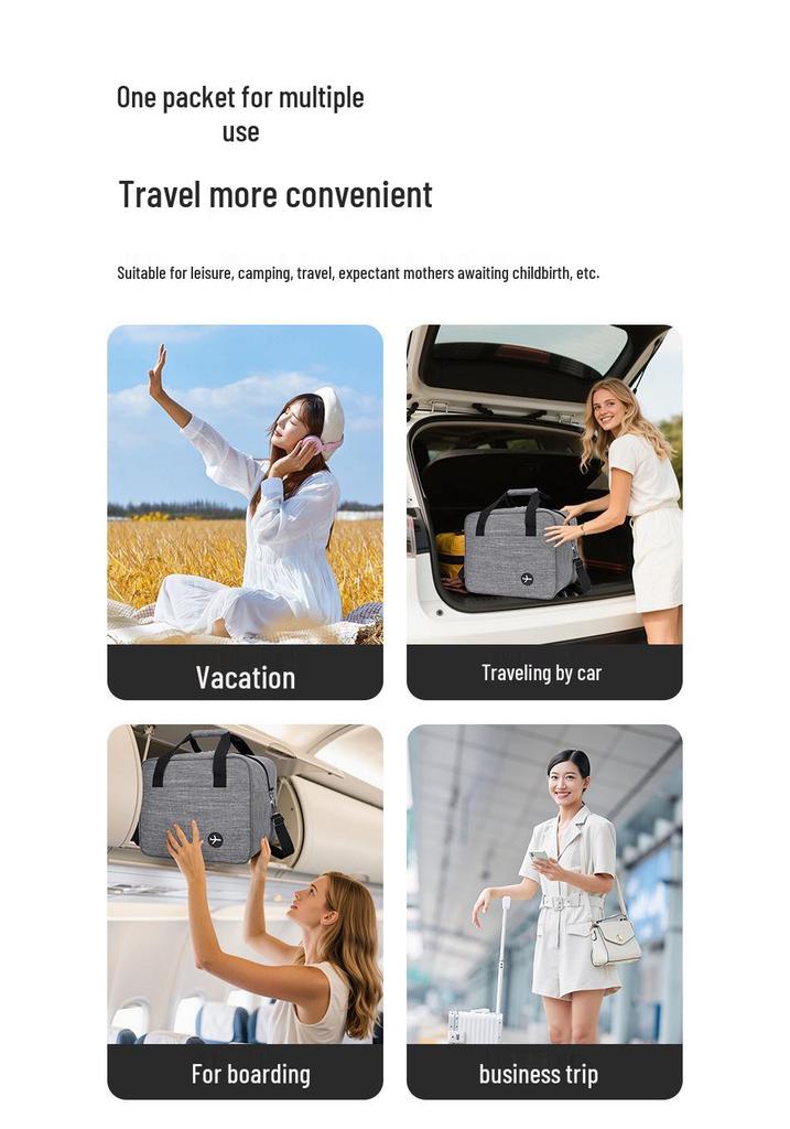Waterproof Large Capacity Carry-on Travel Bag for Short-Haul, Tourism, and Business Trips