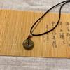 Set of 2 Delicate Rose Flower Pendant Necklace with Peace Buckle and Rose Flower Details for Stylish Women Daily Wear