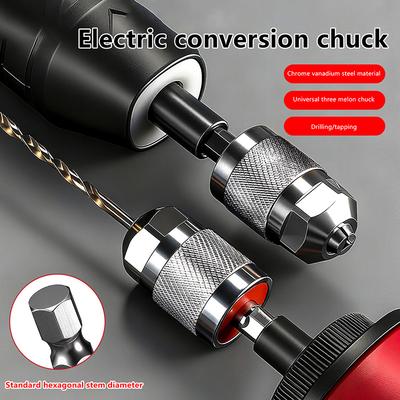 Quick Change Hexagonal Handle Screwdriver Chucks Adapter Electric Drill Bits Collet Converter Extension Electric Grinding Tools
