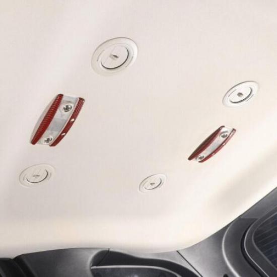 For 2011-2024 Dodge Durango Red Carbon Rear Reading Light Lamp Cover Trim Strips