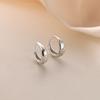 Minimalist Luxury Small Circle Earrings for Women Unique Design Sleep Friendly Hoop Earrings for Autumn Winter