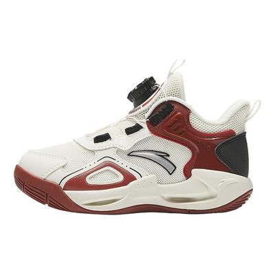 Trendy Versatile Comfortable Breathable Shock Absorbing Durable Low Top Kids Basketball Shoes Kids Sneaker White Red A12439901-4