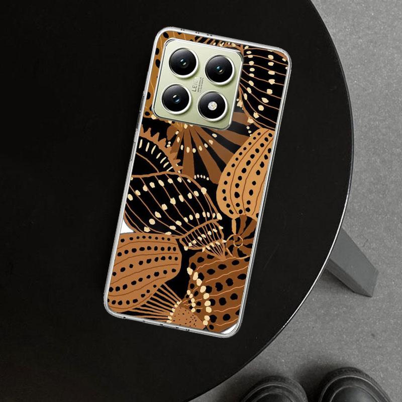 Coque de téléphone Motif Tissu Style Africain pour Xiaomi Redmi Note 15 14 13 12 11 Pro Plus 14S 12S 11S 11T 11E 10S 10 Personnaliser