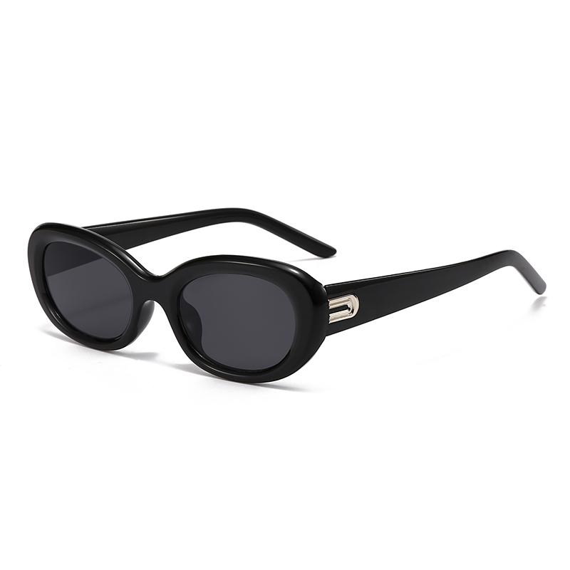 New Retro Sweet And Cool Oval Frame Square Face Trendy Sunglasses For Women Cat Eyes Sunglasses MN5539