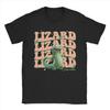 T-shirt Unica Hoppers Tom The Lizard Poses per Unisex Girocollo Puro Cotone T-shirt Manica Corta Top da Festa