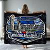 1PC Hertha BSC Custom Name Patterned Flannel Blanket Suitable For All Seasons for Home Decor Warmth and Comfort Gifts Holiday Present
