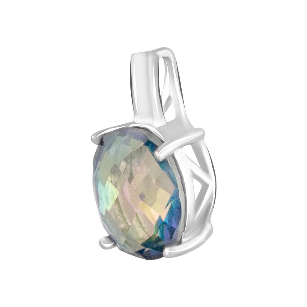 Silver Pendant with Mystic Topaz 1.963ct (2110798)