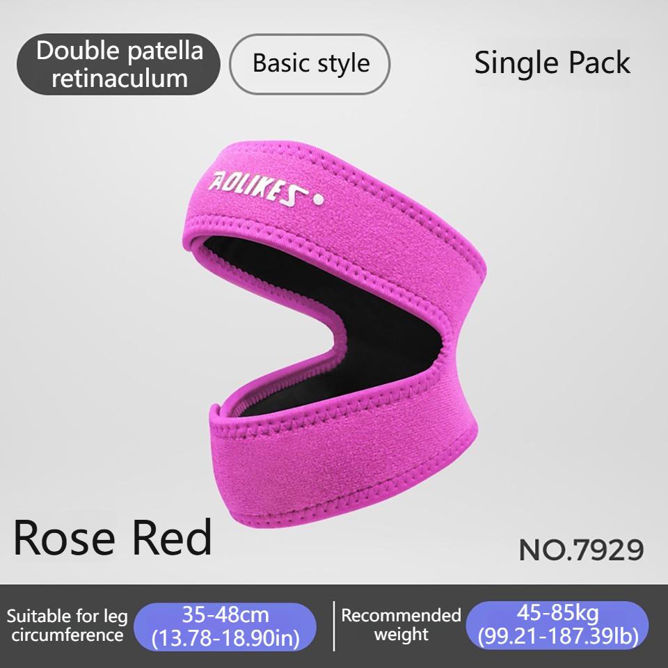 AOLIKES 1PCS Patella Kneecap Band Adjustable Silica Gel Knee Tendon Strap Protector Knee Pad Running Sports Cycling Knee Support
