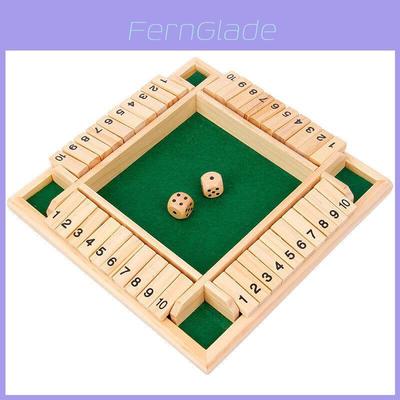 Wooden Four-flip Board Toy For Children Family Table Game