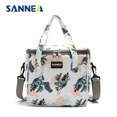 Oxford Insulation Bag Outdoor Portable Picnic Bag Bento Breast Milk Cold Storage Bag PEVA Film Fresh Keeping Lunch Bag Crossbody