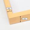 Daigaku BOX Frame Picture Frame Acrylic Natural Wood Frame A2 x 420 Poster Frame 7920 UV-cut (594 mm)