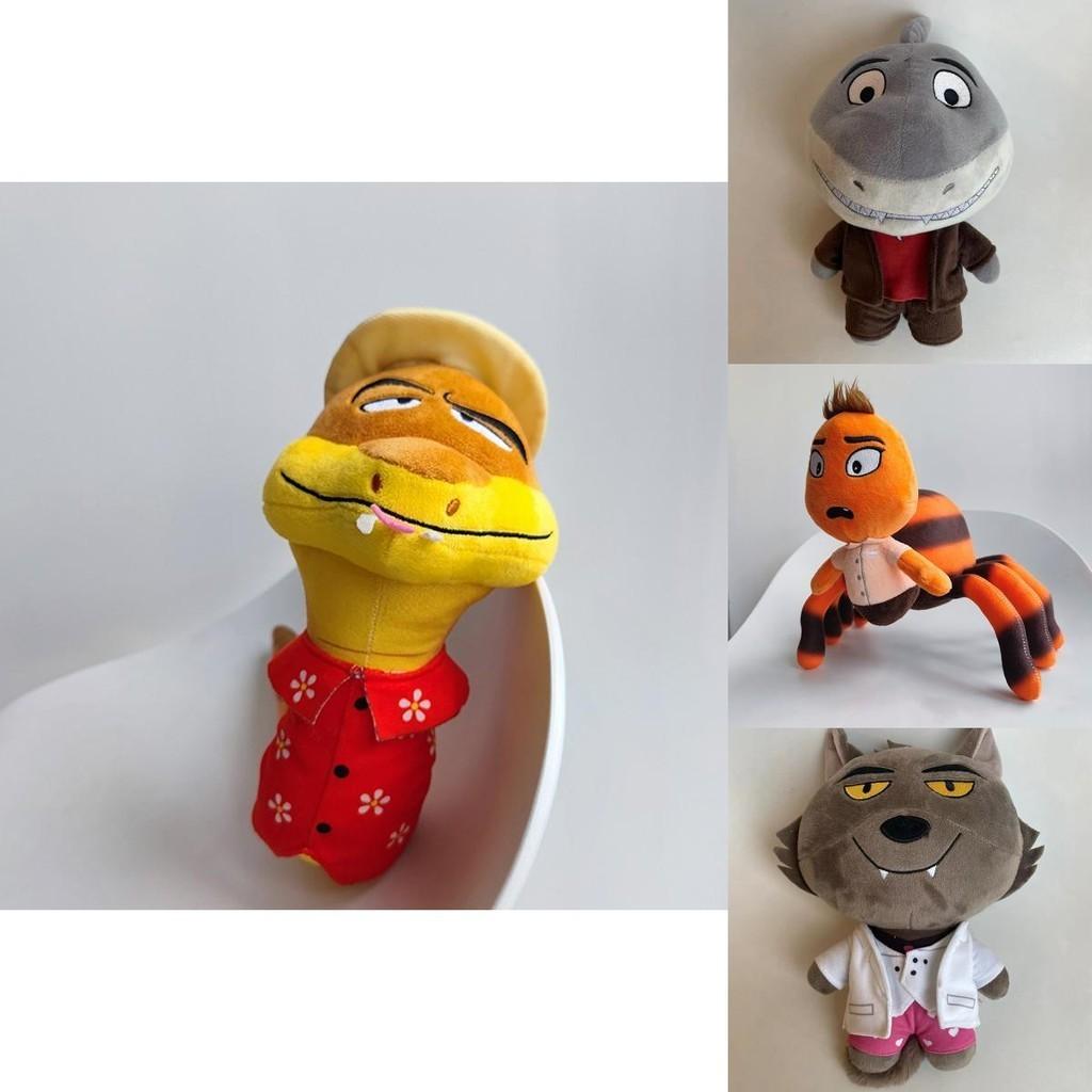 High-quality Plush Toys For Kids The Bad Guys Spiders And Wolf Plush Dolls
