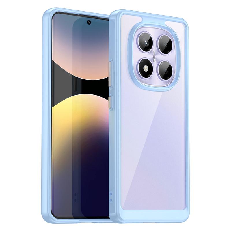 Pro Xiaomi Redmi Note 14 Pro 4G Pouzdro Xiaomi Redmi Note 14 Pro 4G Kryt Průhledný PC TPU Nárazuvzdorný Kryt Xiaomi Redmi Note 14 Pro 4G