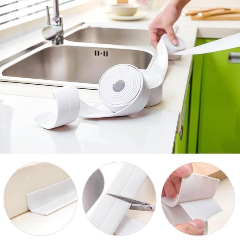 Caulk Tape Sealing Tape for Countertops, Sink, Bathroom, Shower, Bathtub, Tile