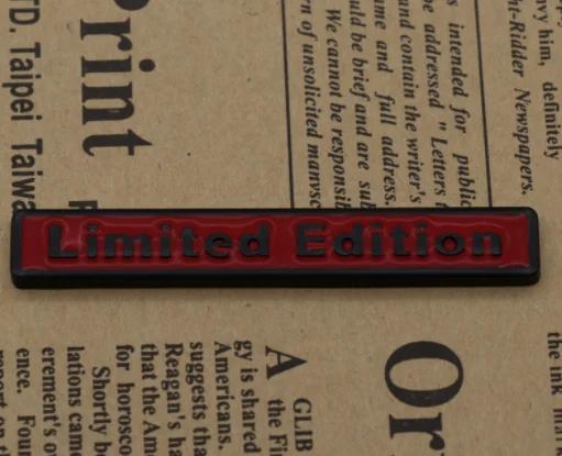 3D Chrome Metal Sticker Car Styling Limited Edition Emblem Badge