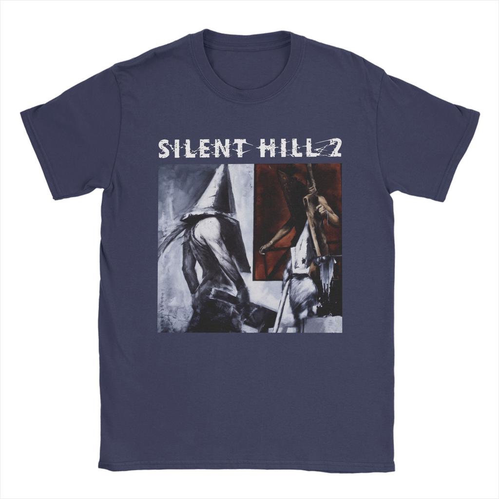 Silent Hill Game Lovers TShirt Unisex Vintage Pure Cotton Tees Crewneck Short Sleeve T Shirt Party Clothing