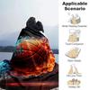 1pc Basketball Printing Lightweight Flannel Blanket, Comfortable and Warm Blanket, for Camping Sofa Bed and Couch Office, Suitable for Gift B