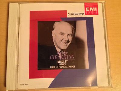 CD GIESEKING (WALTER); DEBUSSY - Picture TOCE8359 Japan ObiClassical Used