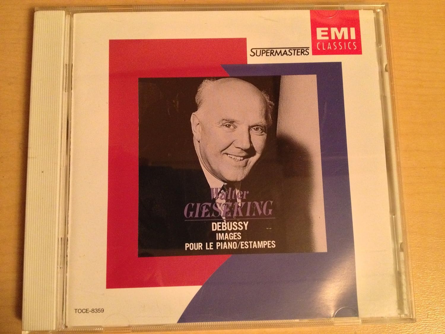 

CD GIESEKING (WALTER); DEBUSSY - picture TOCE8359 Japan ObiClassical Used
