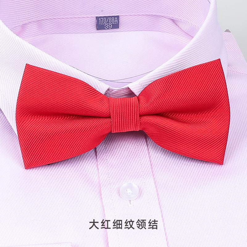 Bow Tie Wedding Male, Korean Groom Wedding Best Man Men British Bow Tie Burgundy Bow Red Bow Tie