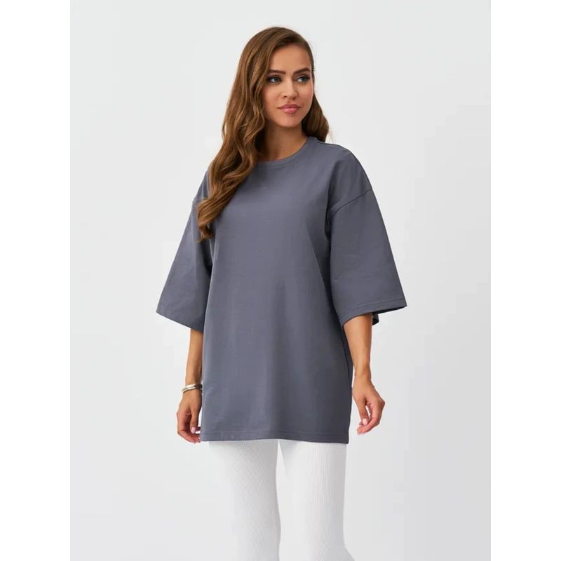 New Fashion T-shirt Fashion Wind New Fashion Casual Loose Round Neck Print Cotton T-shirt Top