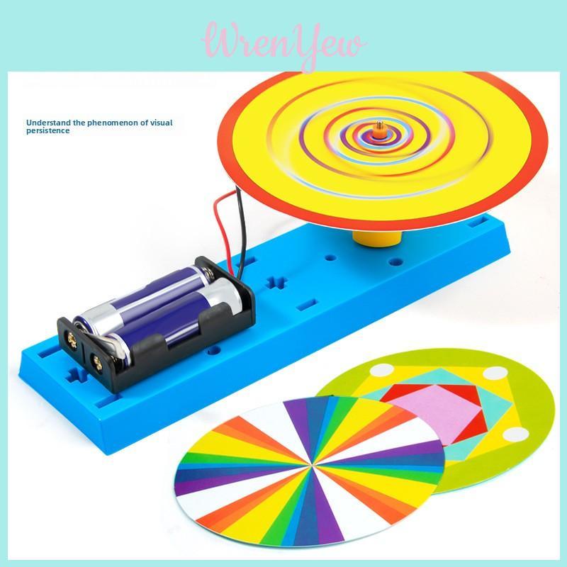 Scientific Experiment Diy Newton Color Wheel Visual Persistence Science Kit For Education And Kids