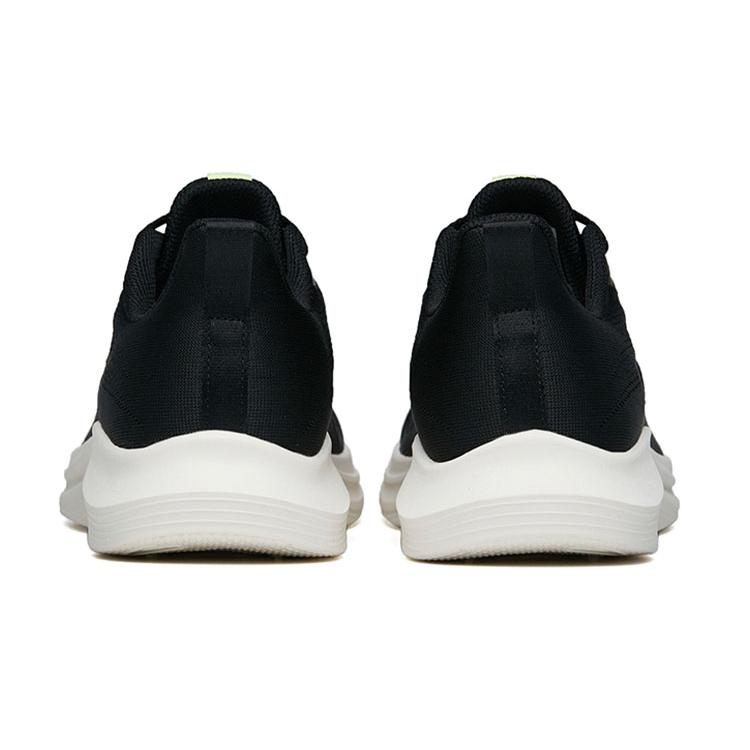 New Anta Running Collection Cushioned Anti Slip Wear Resistant Breathable Lightweight Low Top Running Shoes Men's Black 112225571-1