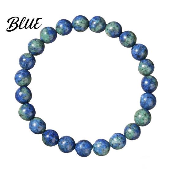 Elegant Simple Bracelet Natural Stone Beaded Bracelets Semi-Precious Gemstones Wear-resistant