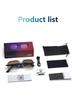 Smart Glasses 100  Online Language AI Automatic Dialogue Translation Bluetooth Glasses With Speaker Sports UV Protection