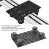 Gantry Plate Aluminum High Strength Gantry Board Black Anodized 3D Printer Linear Universal Guide For Milling Machine Board