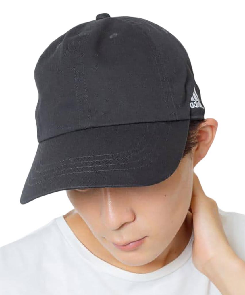 Adidas Deep Cotton Twill Cap, Black, 100711504, Sizes OSFX (57-60cm), Size 98
